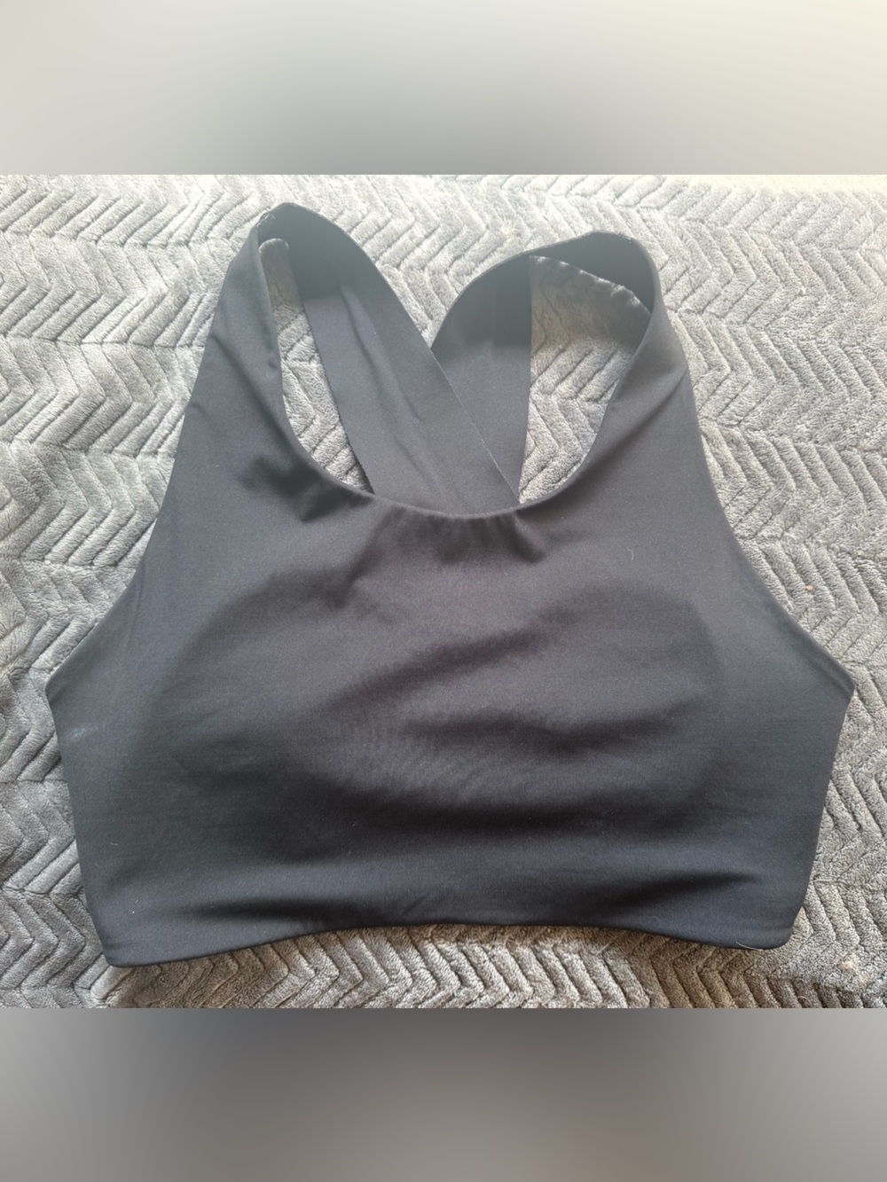 The North Face Black Sports bra; Size Large